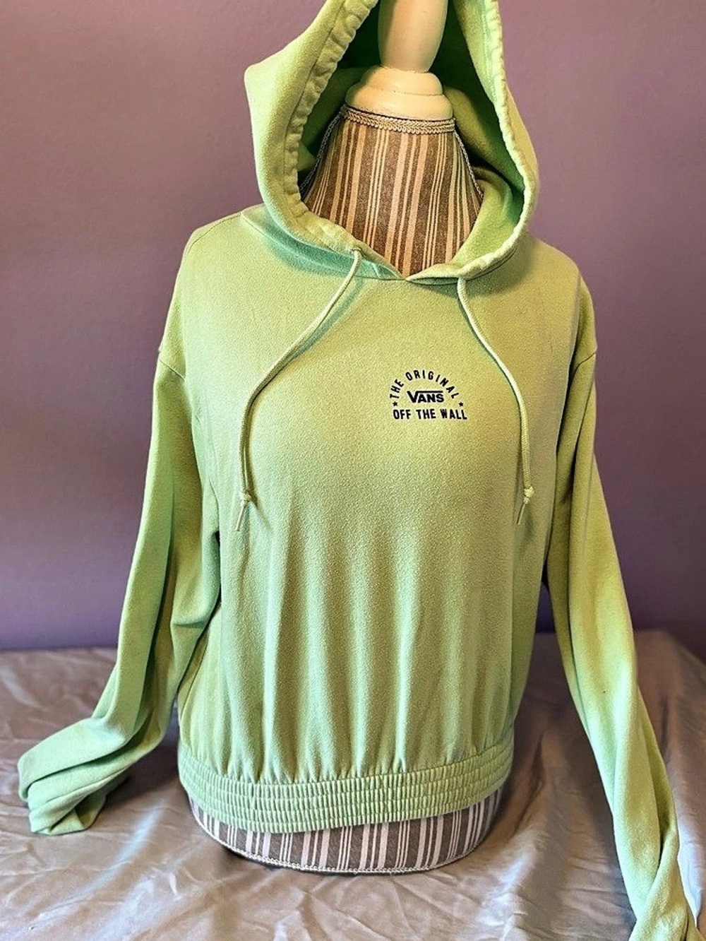 Vans Logo Hoodie Sweatshirt Medium